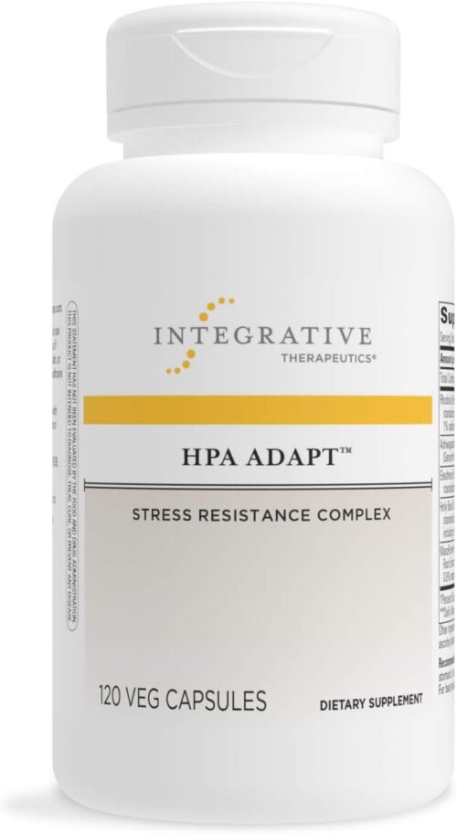 Integrative Therapeutics HPA Adapt – Supports a Healthy Stress Response* – Positive Outlook Supplement with Ashwagandha, Maca, Holy Basil & Rhodiola – Gluten-Free & Soy-Free – 120 Vegan Capsules