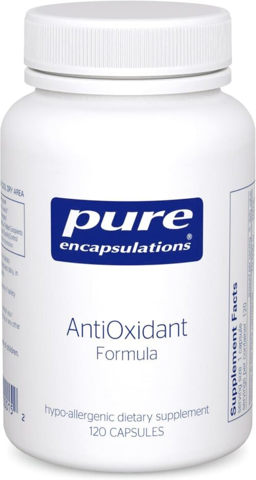 Pure Encapsulations AntiOxidant Formula | Broad Spectrum Antioxidant Support | 120 Capsules