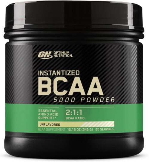 Optimum Nutrition Instantized BCAA Powder, Unflavored, Keto Friendly Branched Chain Essential Amino Acids Powder, 5000mg, 60 Servings (Packaging May Vary)