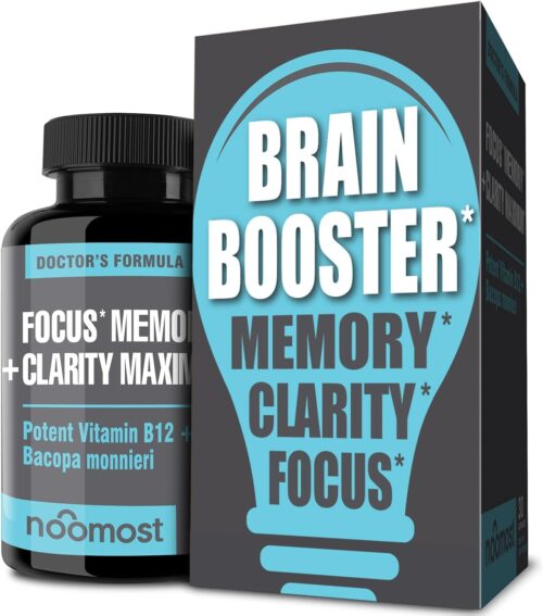 Brain Supplement for Focus, Memory, Clarity, Energy Work as Caffeine Brain Booster for Memory & Focus for Brain Fog, Brain Boost & Brain Support (Pack 1)