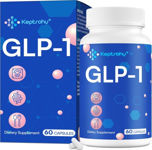 GLP-1 Supplement | GLP1 Support for Women & Men, Support GLP-1 Naturally, GLP 1 Supplement for Immune, Energy, Digestion, Gut & Overall Health | Daily Support GLP1 Levels – 60 Capsules