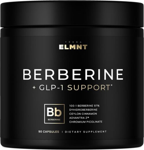 141,500mg Berberine GLP-1 Weight Loss Supplement + Dihydroberberine, Ceylon Cinnamon, Chromium Picolinate 1000mcg, Bitter Melon – 100x Strength Berberine 1500mg Appetite Suppressant Pills for Women